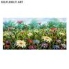 Abstract Flowers Oil Painting On Canvas Wall Art Posters And Prints Wall Pictures For Living Room Bedroom Nordic Art Home Decor