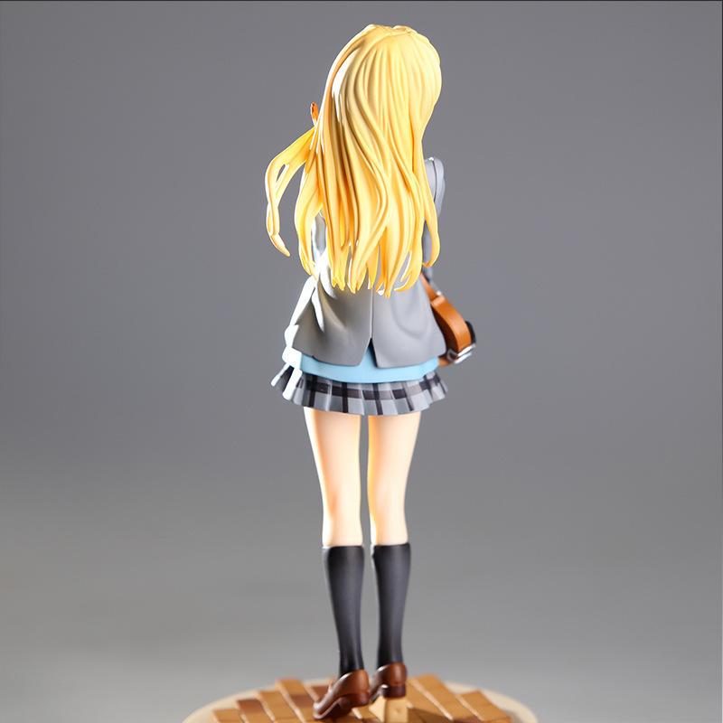 Anime Miyazono Kaori Figure Your Lie In April School Uniform Jk Dress Up Model Toy Gift Action Figure Collection Ornament Pvc