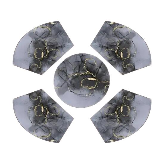 Saugfähige Tischsets Kieselgur-Tischsets Ölfest Hitzebeständig Moderne Tischsets für Esstisch Picknick Partygebrauch