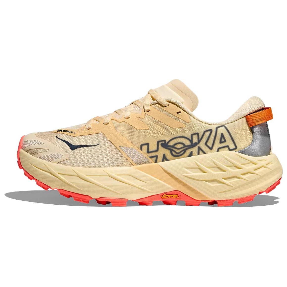 Hoka One One Speedgoat 7 Wide Comfortable Trail Running Shoes Women sneaker Brown 1171931-VWN 36⅔