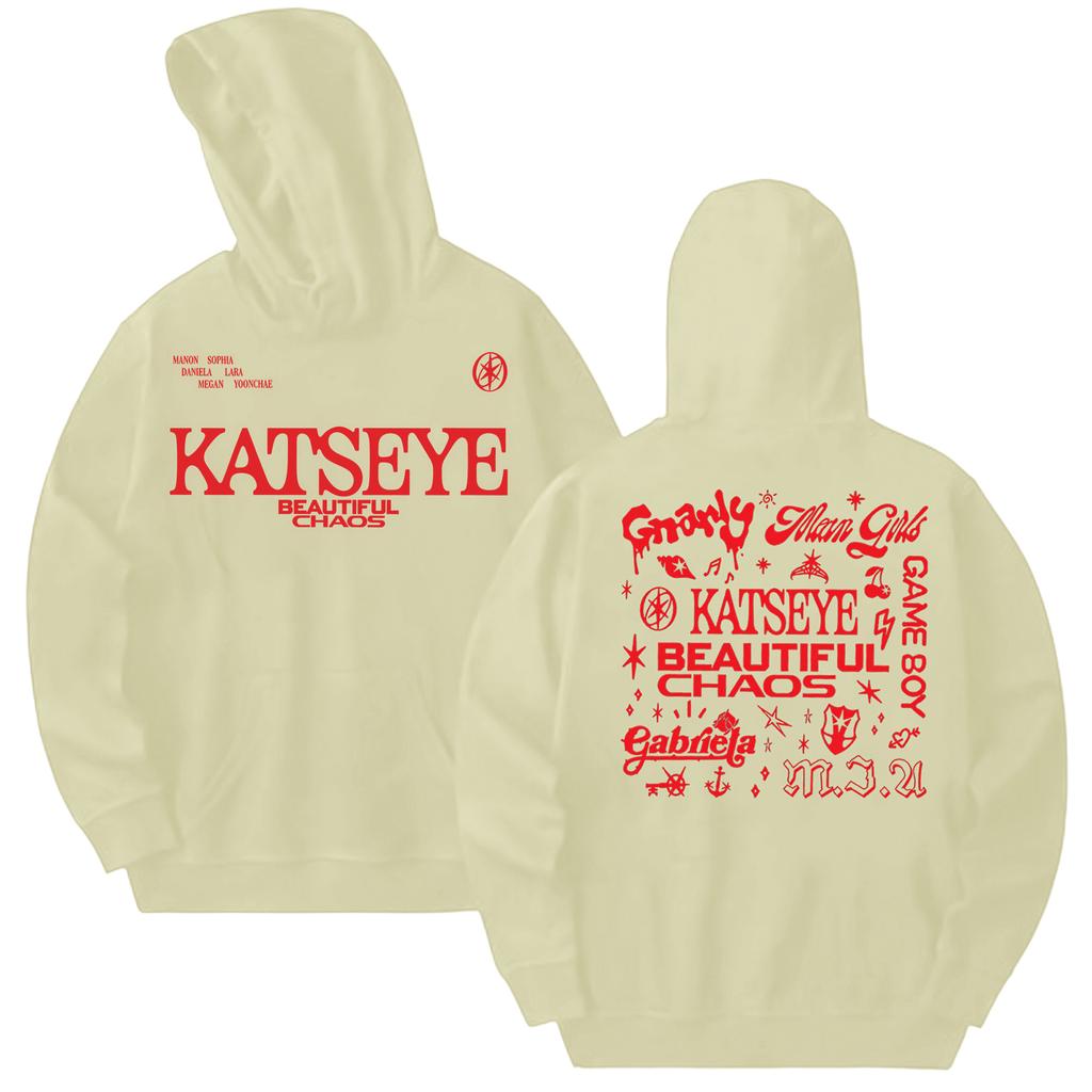 Damen Modisches Lässiges Kapuzen-Langarm-Sweatshirt mit Aufdruck