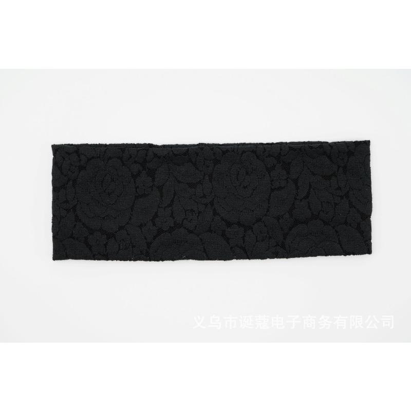 

European and American lace headband, yoga headband, retro elastic headscarf, solid color headband, hair accessories, headwear.