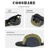 Stylish Five-Panel Quick Dry Skater Hat: Japanese Color Block, Hip Hop Flat Brim, Outdoor Sports Cap