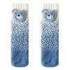 Christmas Gift: Autumn & Winter Parent-Child Coral Fleece Sleep Socks - Festive Cartoon Design for Couples & Families