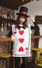 Clear Stone Party City Cosplay Trump Heart Unisex White Red Mr.