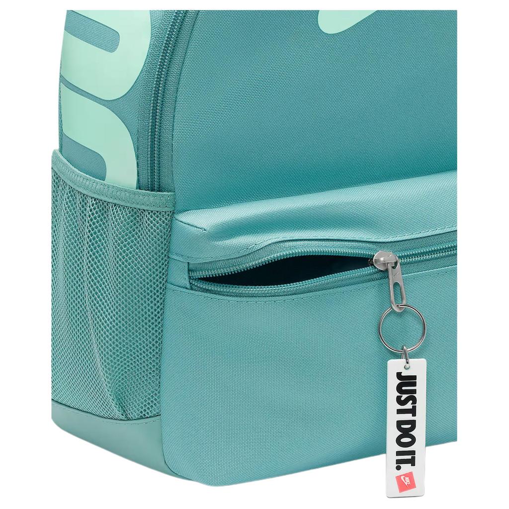 Nike Brasilia JDI 9L Large Logo Design Fabric Backpack Unisex Backpack Cannon-Gray Foam-Mint DR6091018