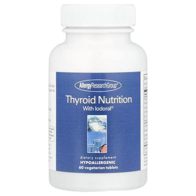 Allergy Research Group, Complément Thyroïdien avec Iodoral, 60 Comprimés Végétariens
