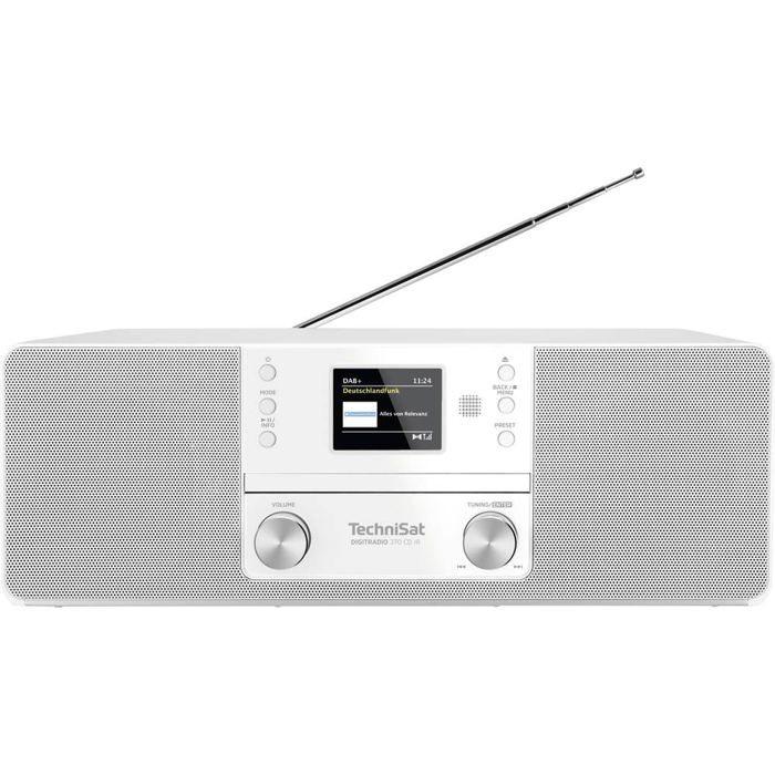 TechniSat DIGITRADIO 370 CD IR Radio De Table DAB+, DAB, FM, Internet WiFi, Bluetooth, CD, USB, Radio Internet Avec Tél