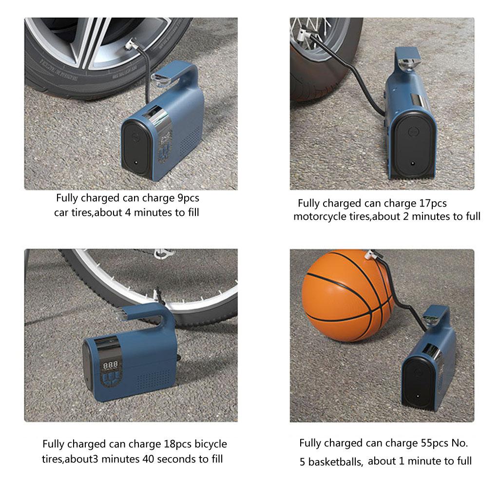 Buy Wireless Air Compressor for Basketball Car Tire Inflator 12V/120W