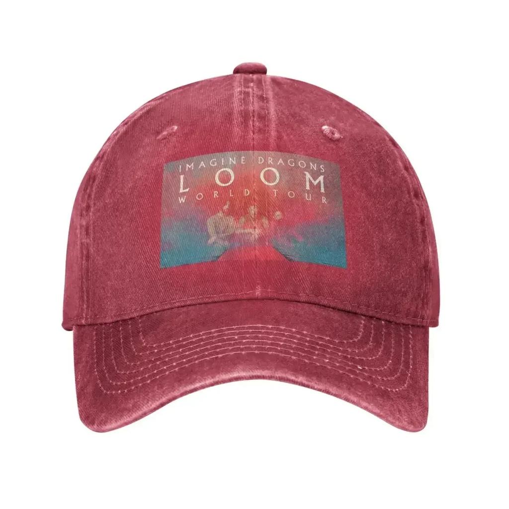Loom Tour New Album Unisex Women Baseball Caps Imagine Dragons Band Distressed Denim Caps Hat Workouts Gift Snapback Cap