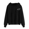 Loose Casual Printed Planet Printed Hooded Women's Sweatshirt