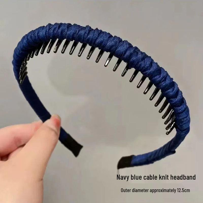 2023 Women's Non-Slip Hairband with Teeth - Ideal for Face Washing and Taming Small Hairs, Traceless Design