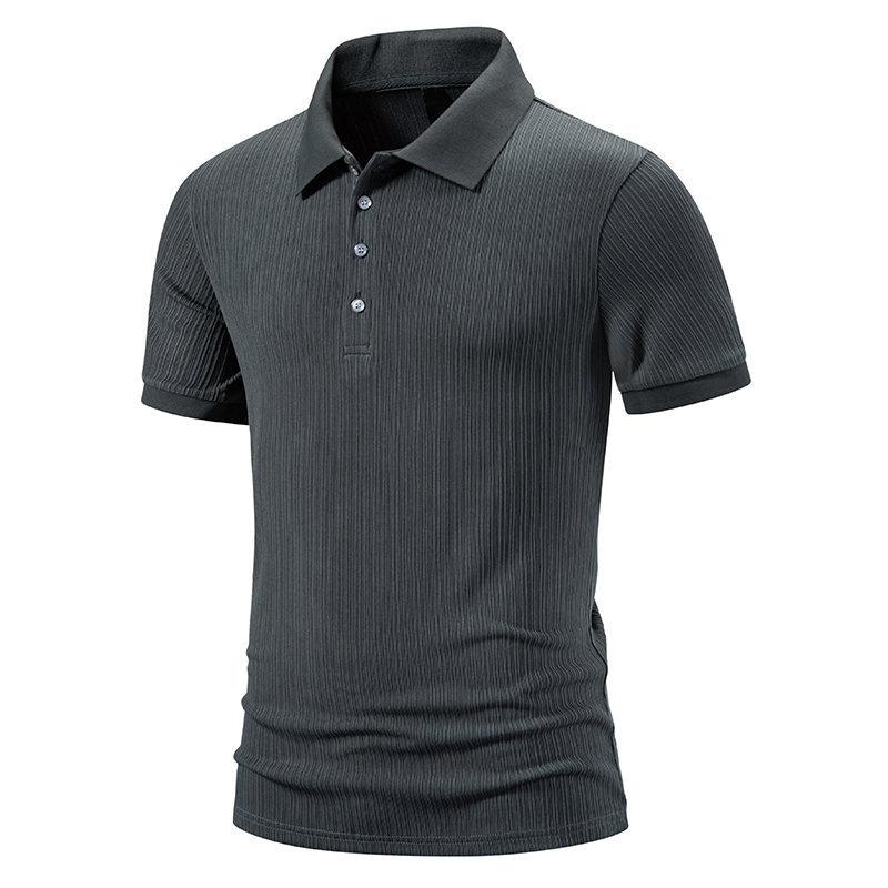 Men's Summer Business Casual Polo Shirts Lightweight Moisture Wicking Tee Tops Short Sleeve Golf Shirts for Men Breathable Dry Fit Collared T-Shirts