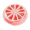 Portable Vitamin Holder for Trips 7 Day Pill Organizer, Rotary Case, Cute Fruit Style Travel Medicine Case Compact ABS Container And Daily Supplements