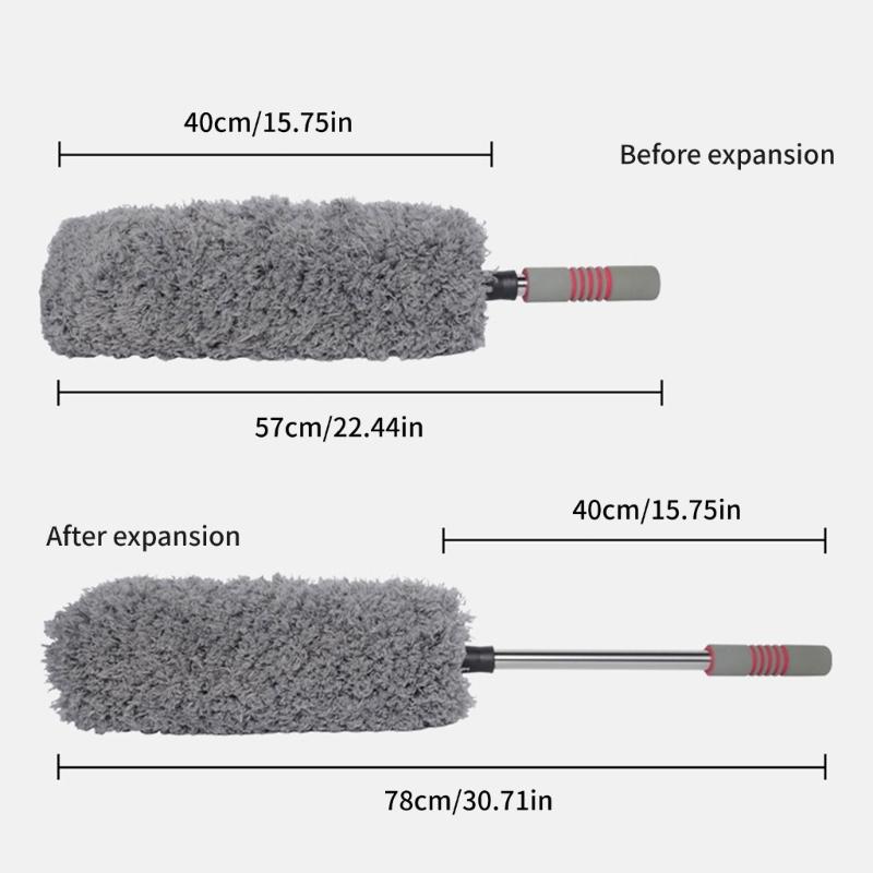 Washable Gentle Automotive Cleaning Brush Removes Fine Particles Ergonomic Grip Lightweight Build For Quick Dust Removal