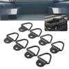 8Pcs Universal Triangular Tie Down Anchor Rings Towing Hook for Truck RV Trailer SUV