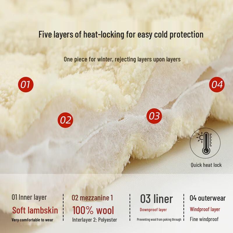 Langsaha Women's Ultra-Warm Thermal Cotton Stirrup Leggings