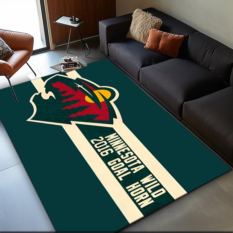 Minnesota Area Rug Suitable for Indoor And Outdoor,Carpets for Playroom, Homes, Offices, Living Rooms,Home Decor,Christmas Fan Gift