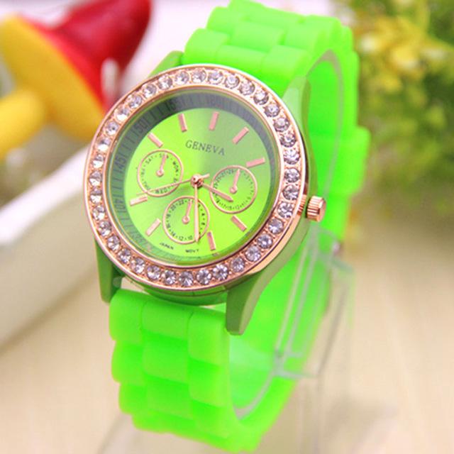 Women Quartz Watch Silicone Strap Fashion Wrist Watch for Female
