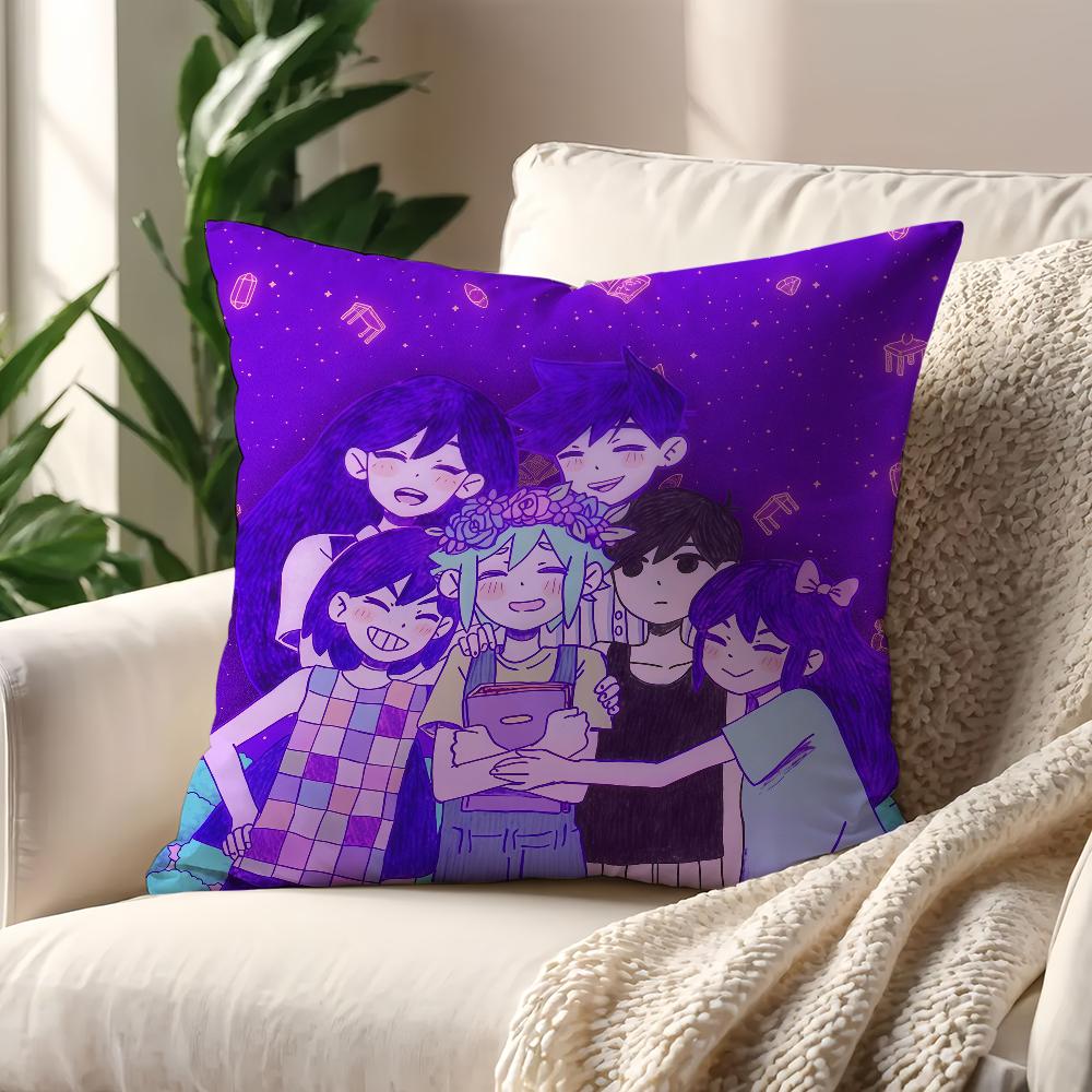 

O-Omori Game cushion cover Best Home Office Coffee Pillow Sofa Printing Decoration Room Shop Car Nordic Simplicity Hit 30cm x 30cm