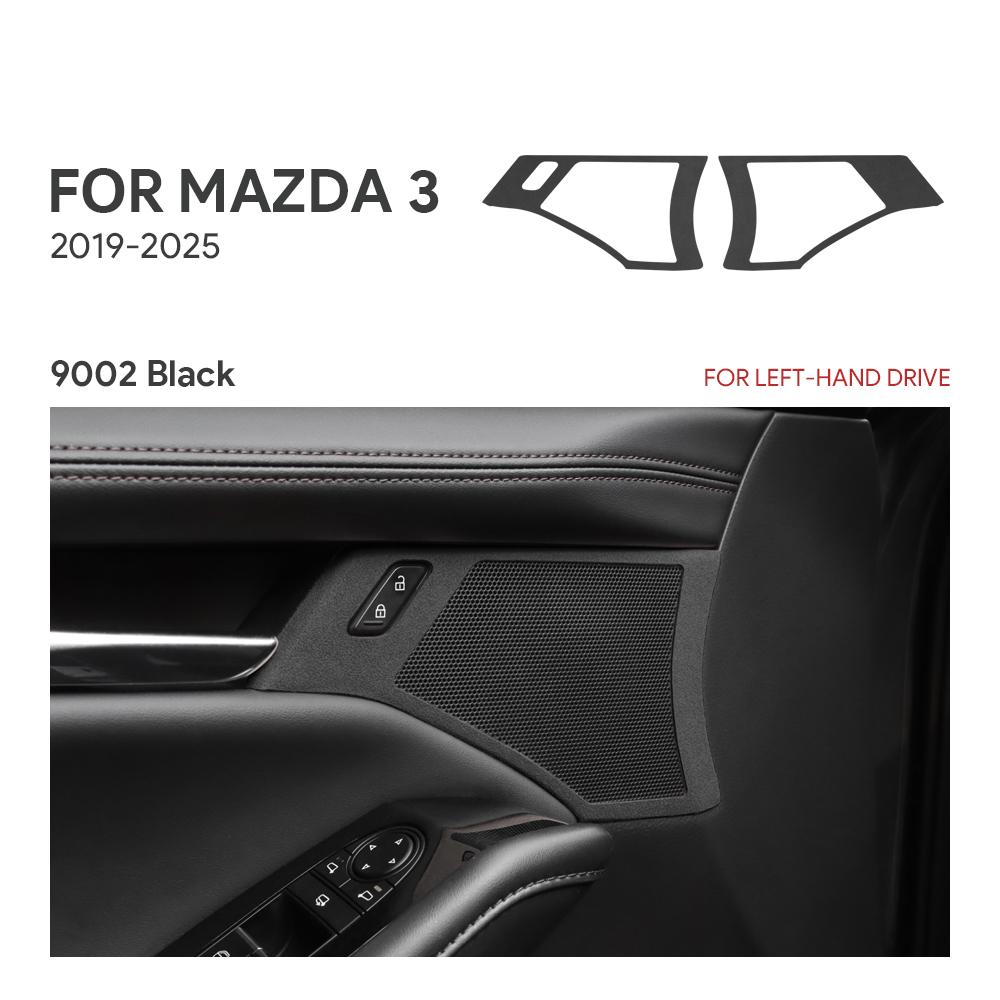 Top Suede Trim LHD RHD Sticker For Mazda 3 Axela BP 2019 2020 2025 2025 2025 2025 2025 Car Door Horn Button Frame Accessories
