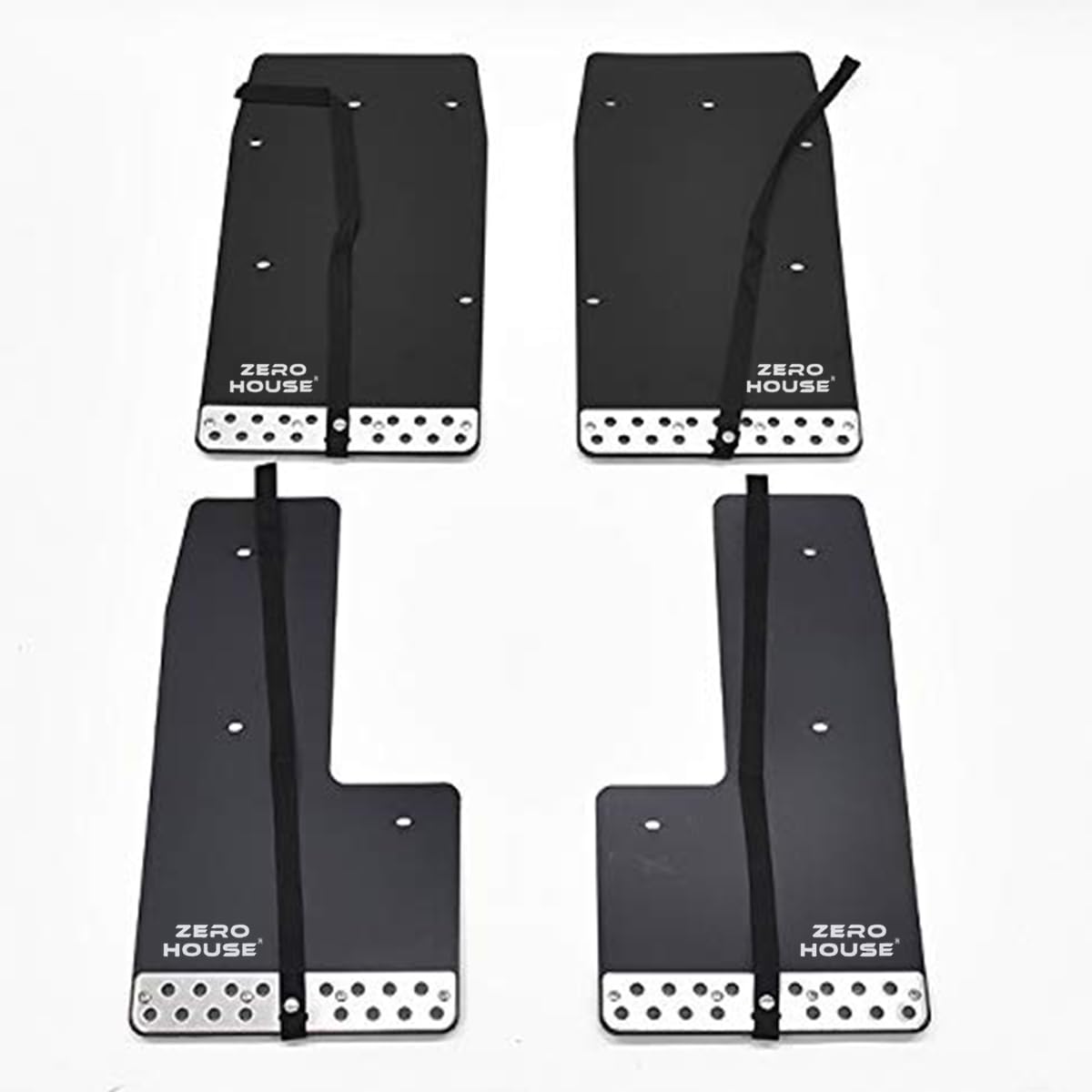 

ZERO HOUSE Mud for Toyota Hiace 200 Series Guards/Flaps (Full Set, Black) чёрный