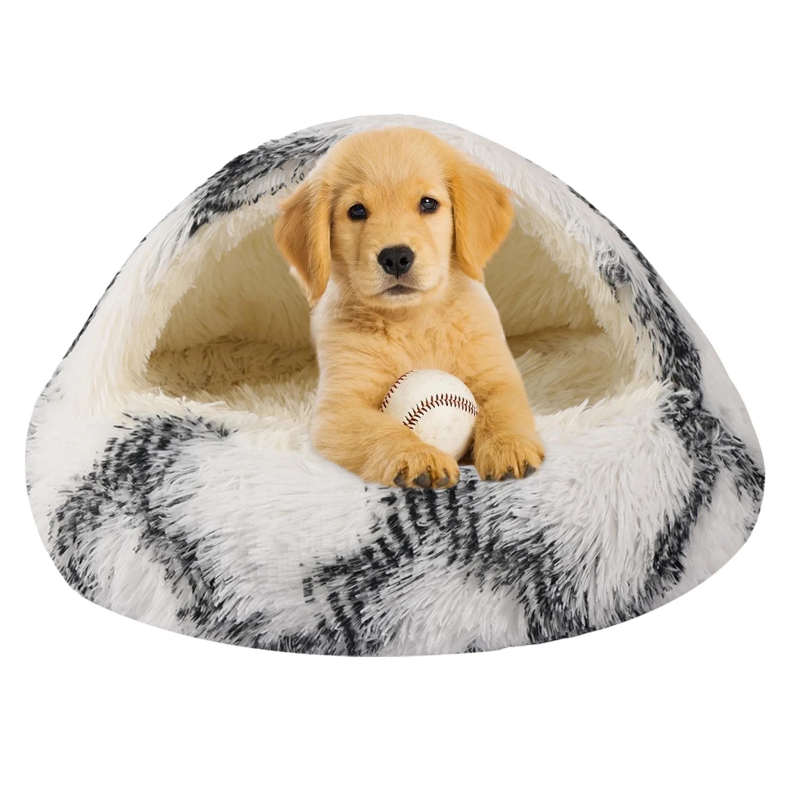 

Питомник Кристалл Плюшевый Теплый Круглый Полупакет Кошачье Гнездо Глубокий Сон Плюшевый Круглый Гнездо Removable 40 40CM
