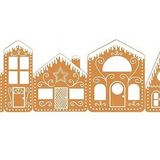 DIY Foldable Christmas Gingerbread House Cardboard Kit with LED Light Make A Gingerbread House Craft Kit for Home Cabinet Christmas Party Decoration