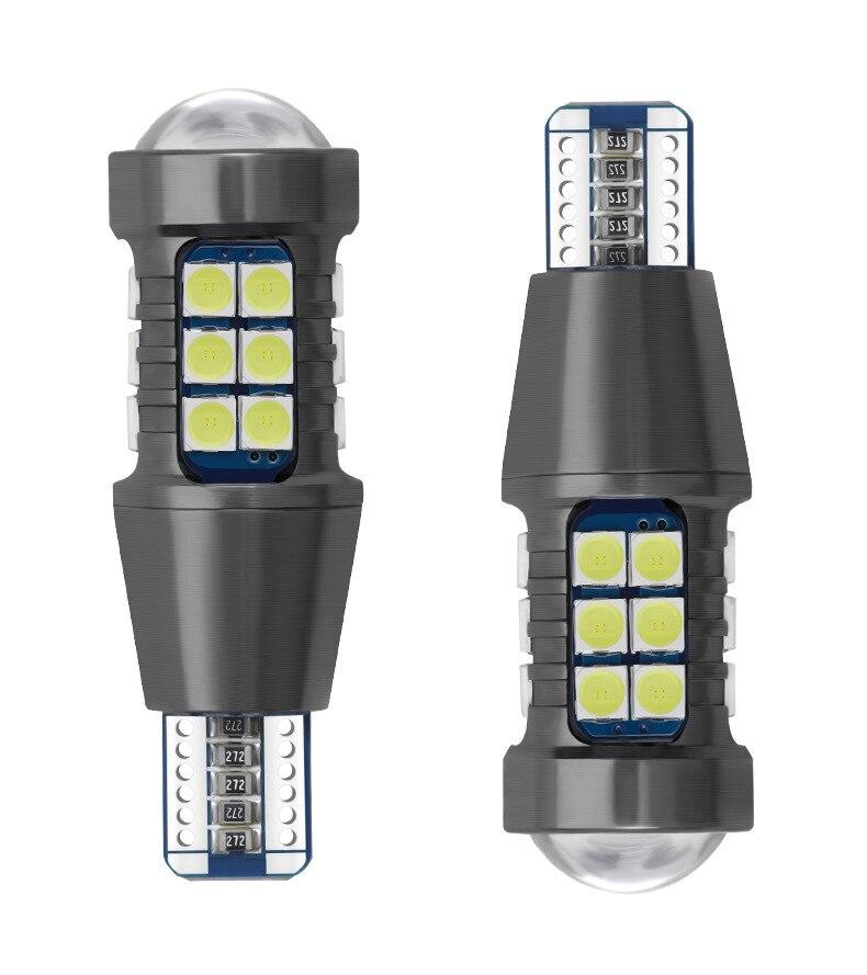 Pentru Hyundai Santa Fe2pcs CANbus White 27SMD LED Lumină de marșarier de rezervă pentru mașină