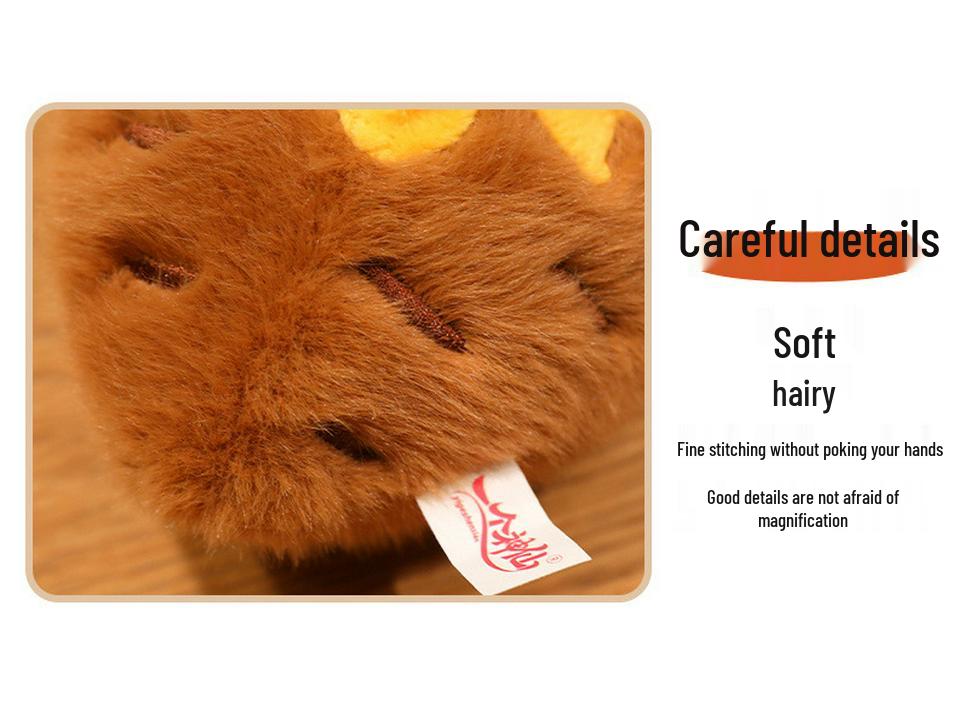 Plyšový přívěsek pečená sladká brambora - Roztomilá dekorace na tašku