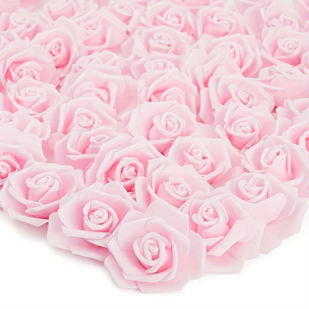 10/20/50Pcs Rose Artificial Flowers Heads Fake Flowers for Home Dceor Wedding Decoration Party Supplies DIY Craft Gift Accessory