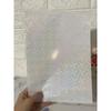 5 Sheets Clear Holographical Overlay Lamination Vinyls Self-Adhesive Laminate Waterproof Vinyls Sticker Paper
