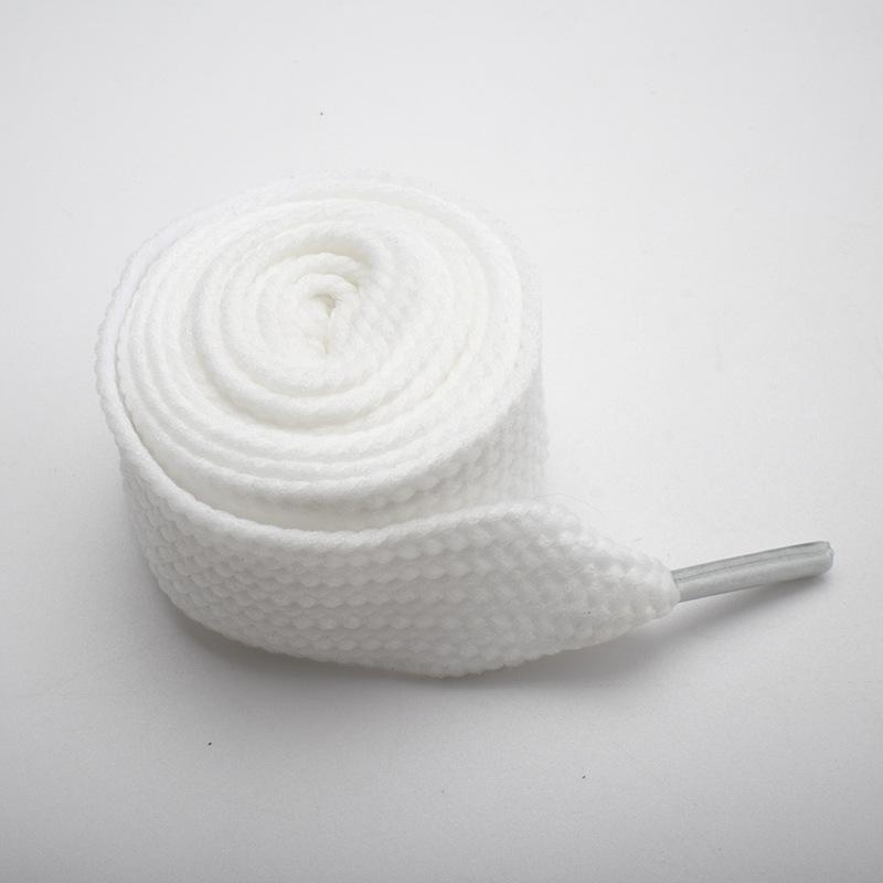 2Cm Wide Fat Shoe Laces For Sneakers Colorfast Replacement Laces For Shoes Classic Cotton Rope Flat Laces