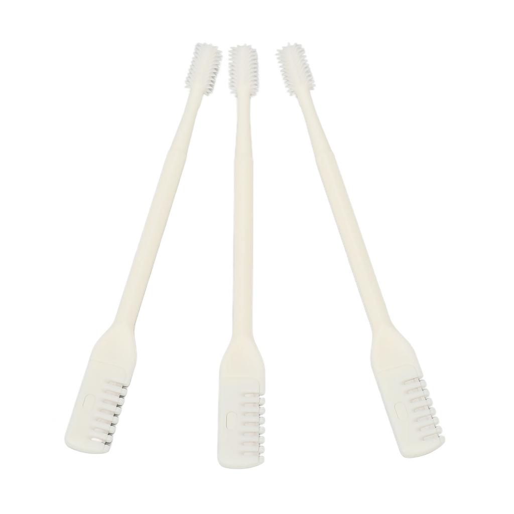 3pcs Manual Nose Hair Tool Portable Nose Double Sided Nose Hair Knife for Ear Facial