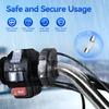 Motorcycle USB Quick Charger, Waterproof Socket with Type-C Cell Phone Port, Mobile Power Socket, Motorcycle Socket,12V