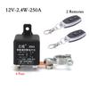 12V Universal Battery Switch Relay 120A/200A/250A Integrated Wireless Remote Control Disconnect Cut Off Isolator Master Switches