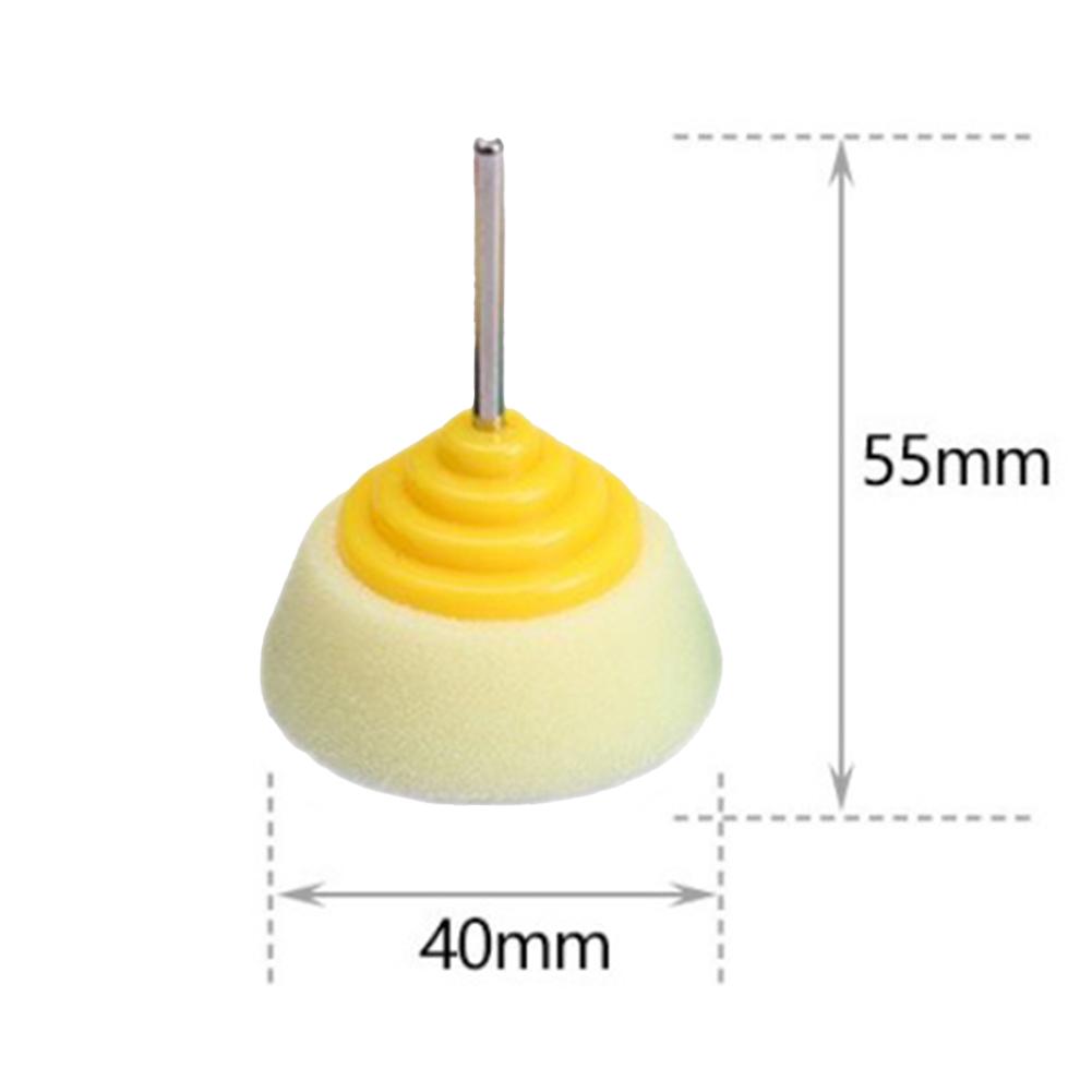 Mini Polishing Sponge Car Foam Drill Polishing Pad 3mm Shank Buffing Wheel Polishing Tools For Car Hub Steel Rim Burnishing