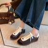Ballet Brown Leather Shoes Commuter Training Shoes Men'S And Women'S Cleanfit Brand British Style Minimalist Advanced Training Shoes
