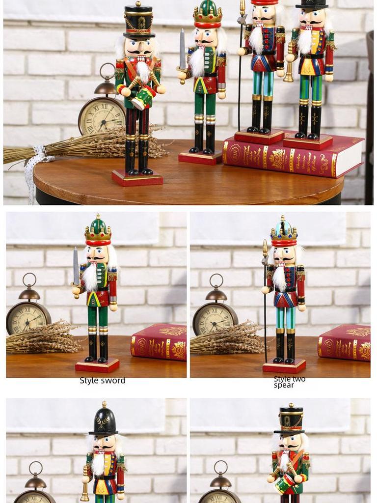 Soldato schiaccianoci da 30 cm Ornamento Regalo