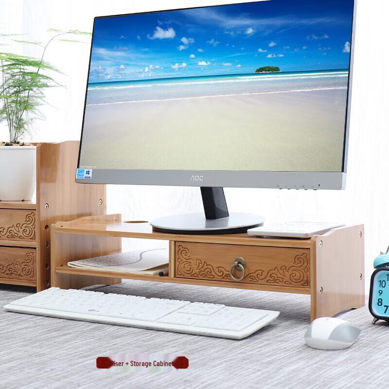 Multi-functional Monitor Riser & Desk Organizer