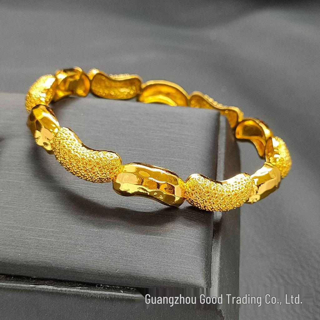 Bracelet de mariée Bollywood plaqué or 24 carats: Bijoux de mariée pour femmes