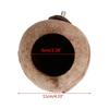  Natural Coconut for Shell Bird House for Parakeet Finch Sparrow Breeding Anti-Bi