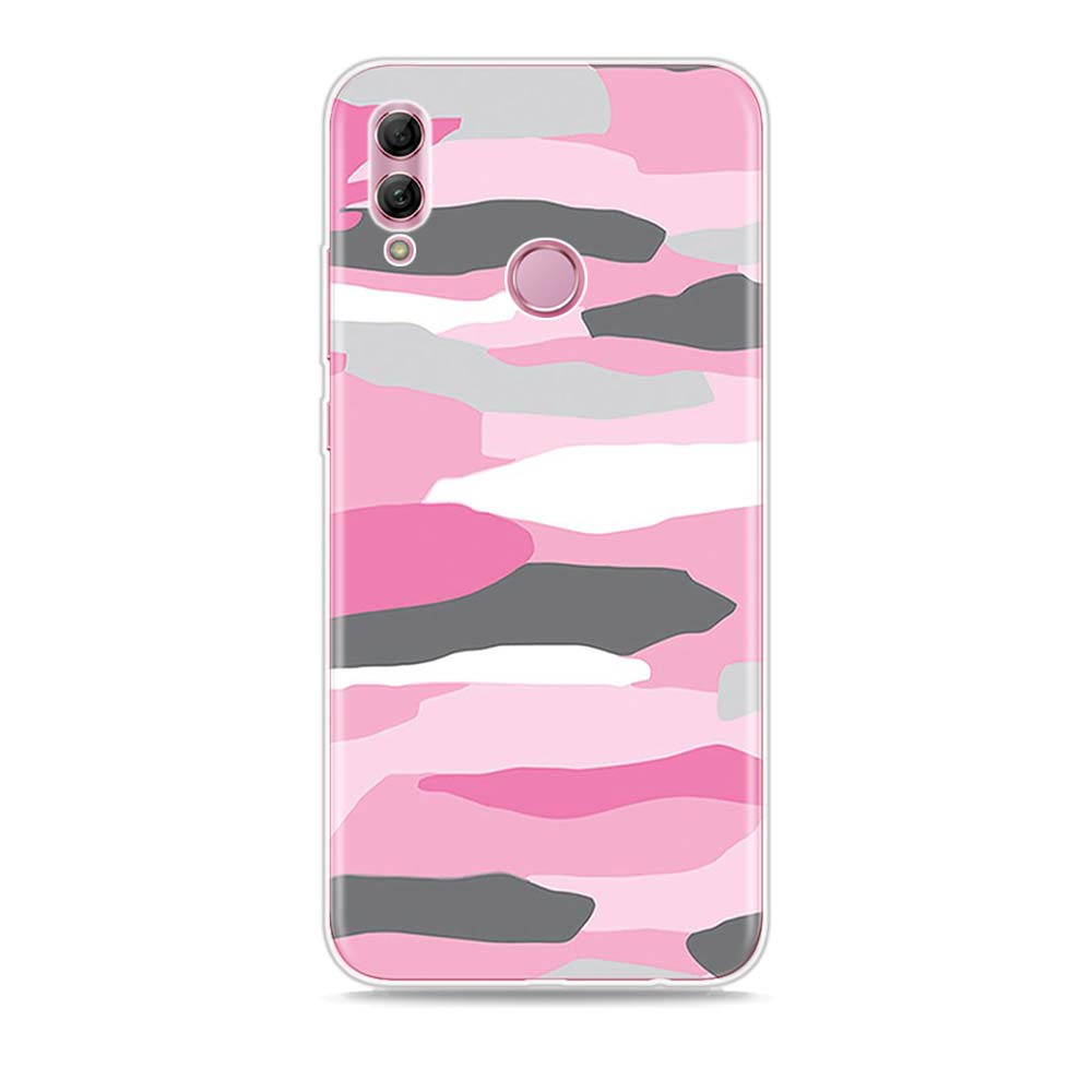 Armádní kamuflážní maskovací silikonový kryt pro Honor 30 30S 30i 9 10 9A 9C 9S 9N 10i 10X 9X Lite Pro 5G pouzdro na telefon