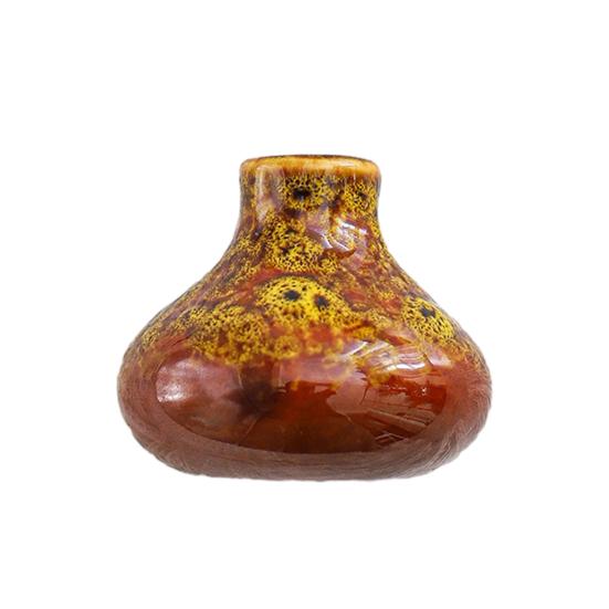 Mini Ceramic Vase Refrigerator Magnet, 3D Chinese Style Flower Vase Fridge Magnet, Home Office Kitchen Locker Decoration Magnet