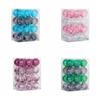 24pcs 6CM Christmas Ball Set Delicate Hanging Ornament Christmas Tree Decoration Pendant  New Year