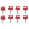 Quick Relse Thumb Screw Aluminium Alloy Red Hard Top Quick Removal Fastener Thumb Screws with Integrated D