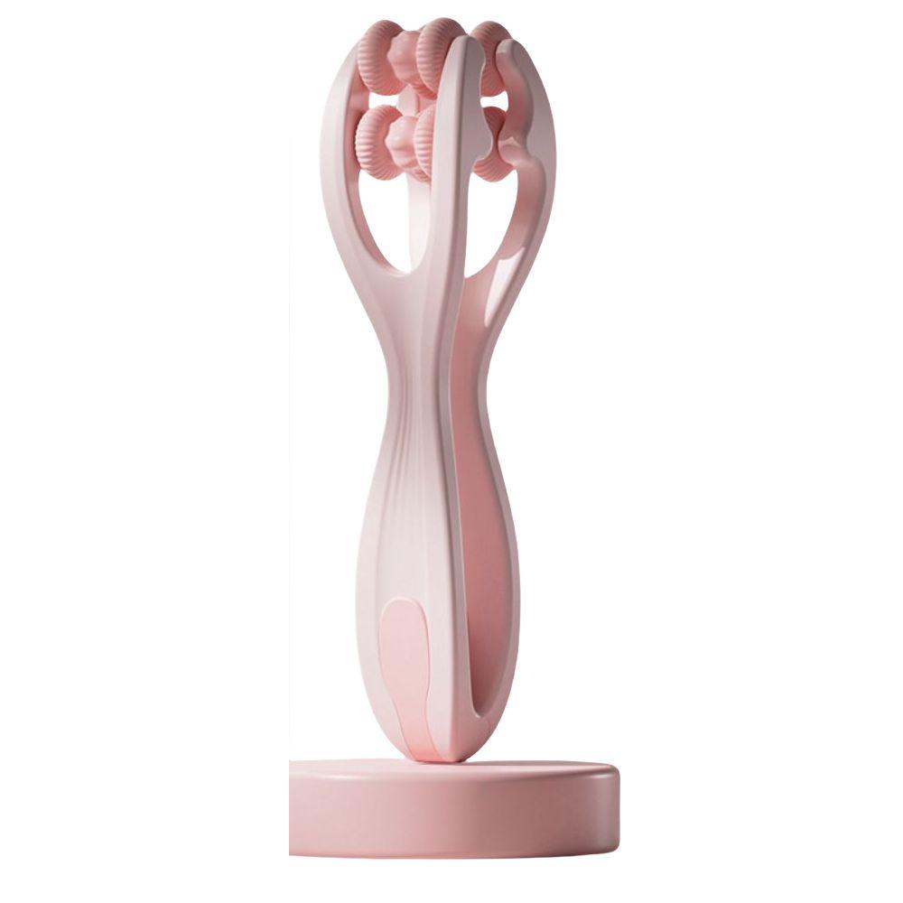 

Широкий роликовый массажер для пальцев Акупрессурный ручной массажер Массажер для пальцев Снимает усталость пальцев розовый