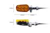 Bike Parts Center Universal LED Brilliant Turn Signals, Orange, 313813