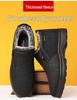 Herren Winter Wasserdicht Rutschfest Baumwolle Schuhe: Dicker Samt, Warm, Perfekt für Mittelalte und Ältere.