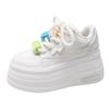 Ladies 2025 new thick-soled women's vulcanized shoes increase 6 cm casual sports shoes high heels women's board shoes sneakers